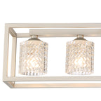 37in Mid-century Modern 5-light Crystal Rectangle Chandelier for Dining Room - 37 inches