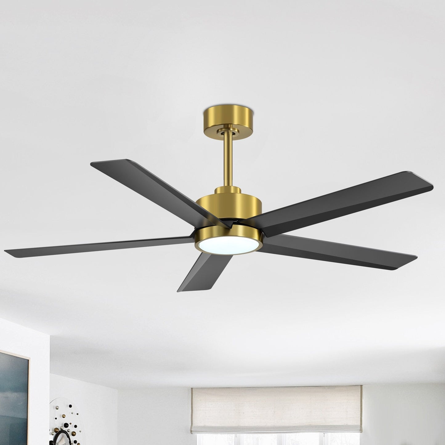 Breezary 65/52/42 5-Blade LED Ceiling Fan with Light Kit and Remote