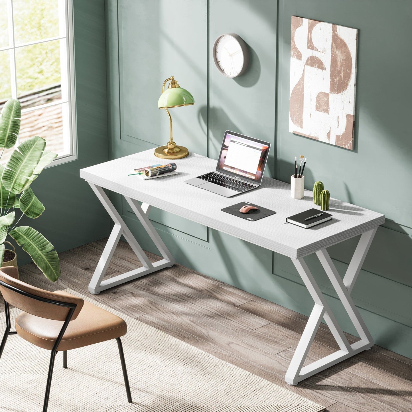 55 Heavy Duty Computer Desk, Office Desk