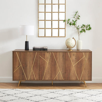 63'' W Wood Buffets and Sideboards Storage Cabinet