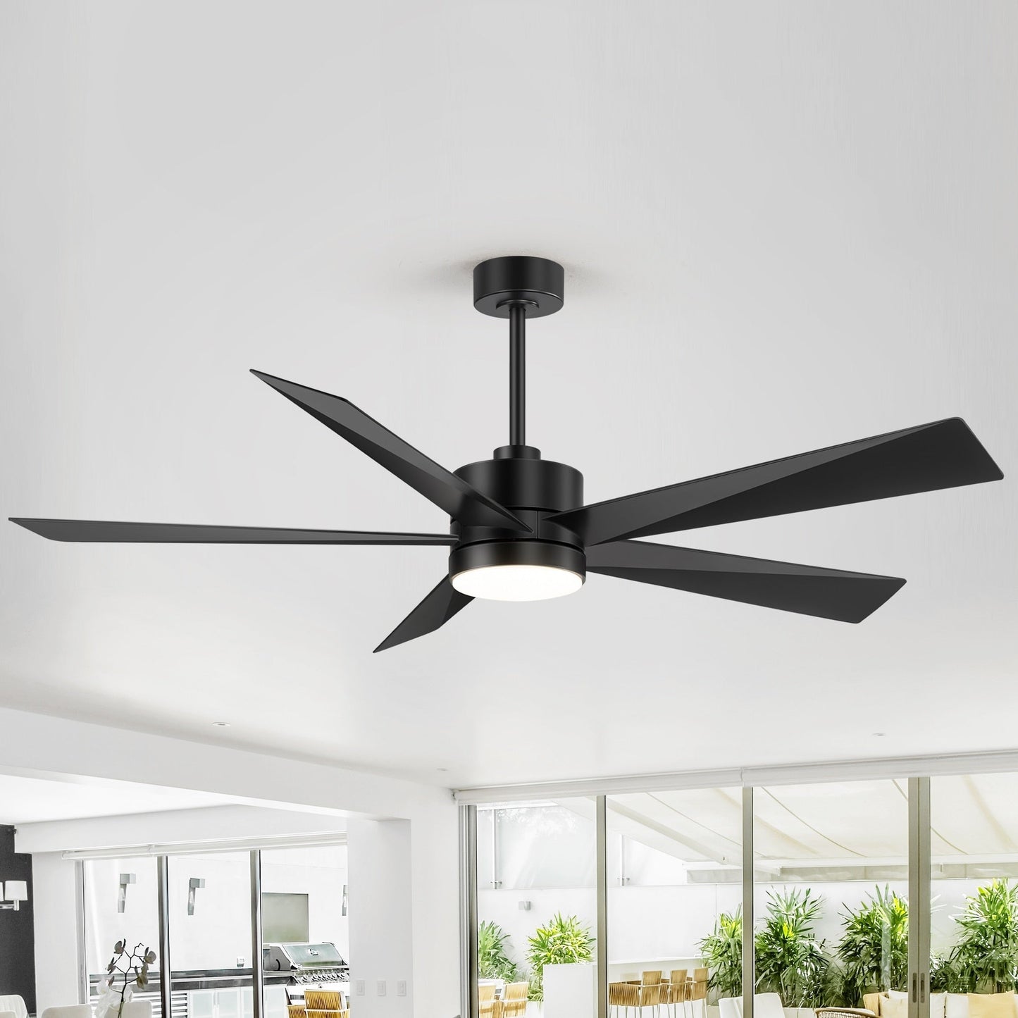 Breezary 65/52/42 5-Blade LED Ceiling Fan with Light Kit and Remote