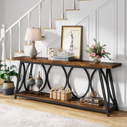 70.9 inch Extra Long Console Table Sofa Accent Table for Living Room