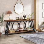 70.9 inch Extra Long Console Table Sofa Accent Table for Living Room
