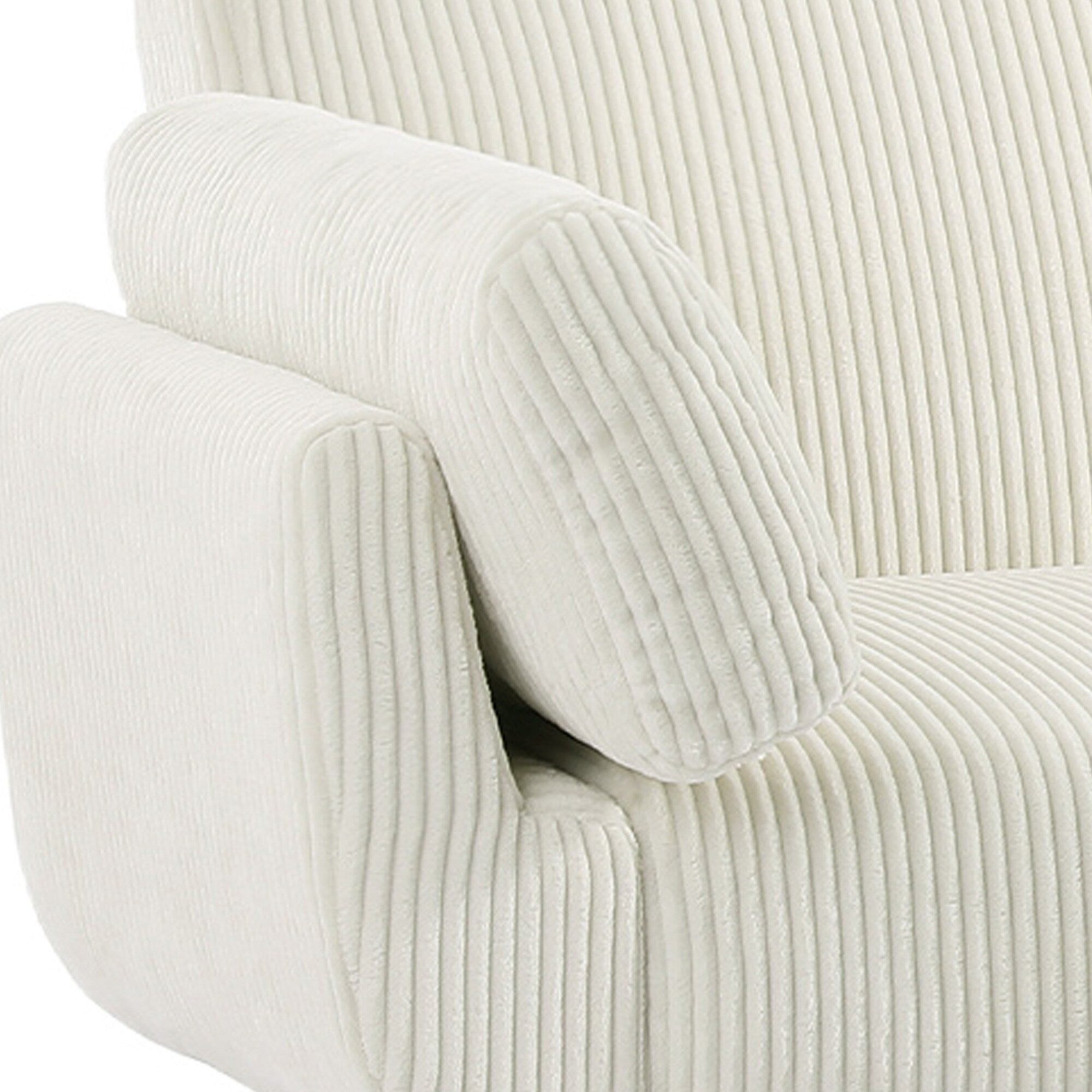 73 W Upholstered Corduroy Convertible Sleeper Sofa Bed with Pillows