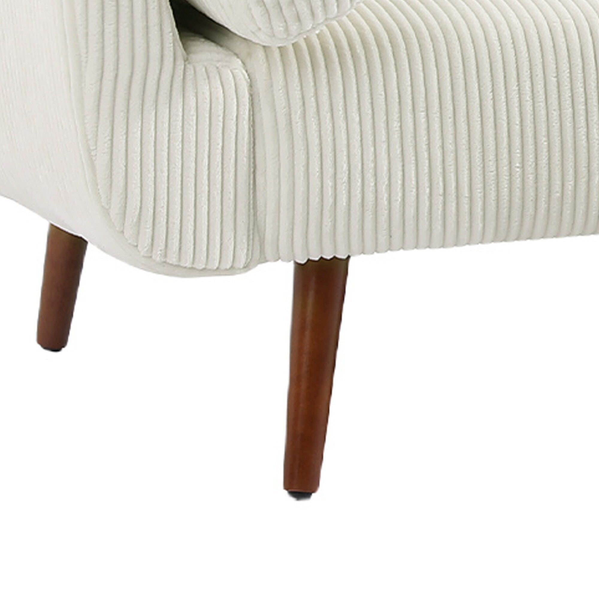 73 W Upholstered Corduroy Convertible Sleeper Sofa Bed with Pillows