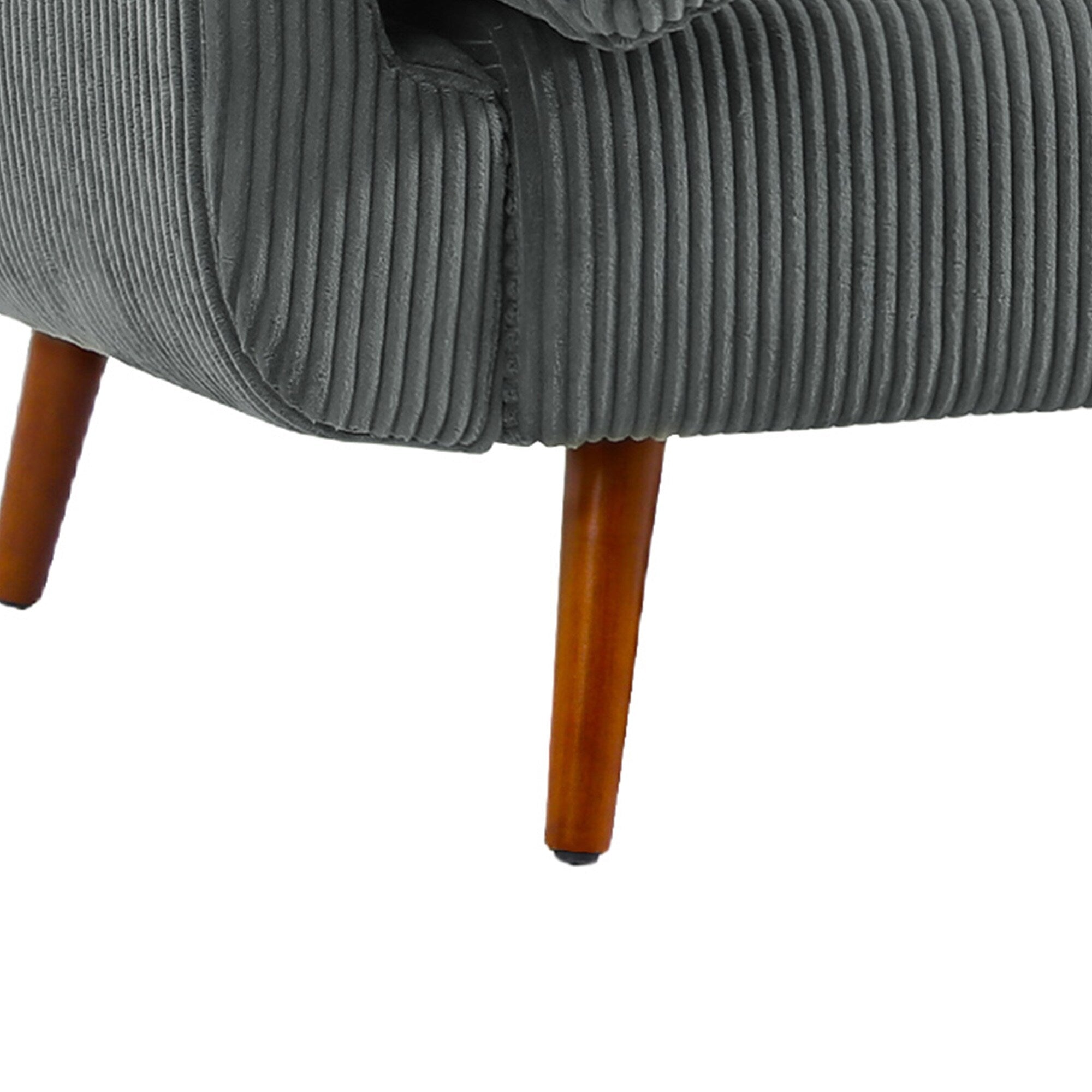 73 W Upholstered Corduroy Convertible Sleeper Sofa Bed with Pillows