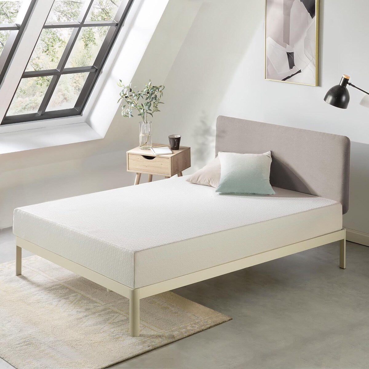 8-inch Layered Memory Foam Mattress by Crown Comfort