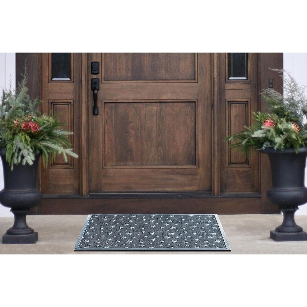 A1HC Rubber Pin Welcome Door Mats, Hand Finished, Non-Slip Backing Rubber, Heavy Duty Floormats