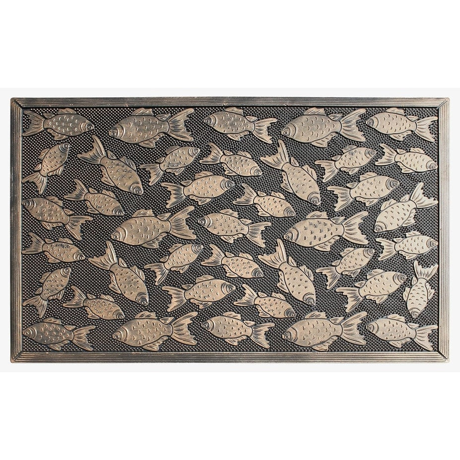A1HC Rubber Pin Welcome Door Mats, Hand Finished, Non-Slip Backing Rubber, Heavy Duty Floormats