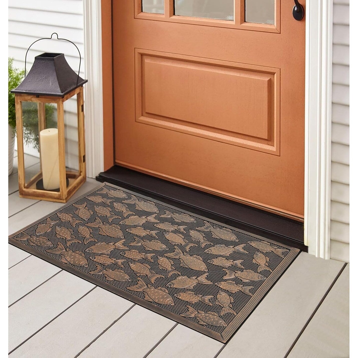 A1HC Rubber Pin Welcome Door Mats, Hand Finished, Non-Slip Backing Rubber, Heavy Duty Floormats