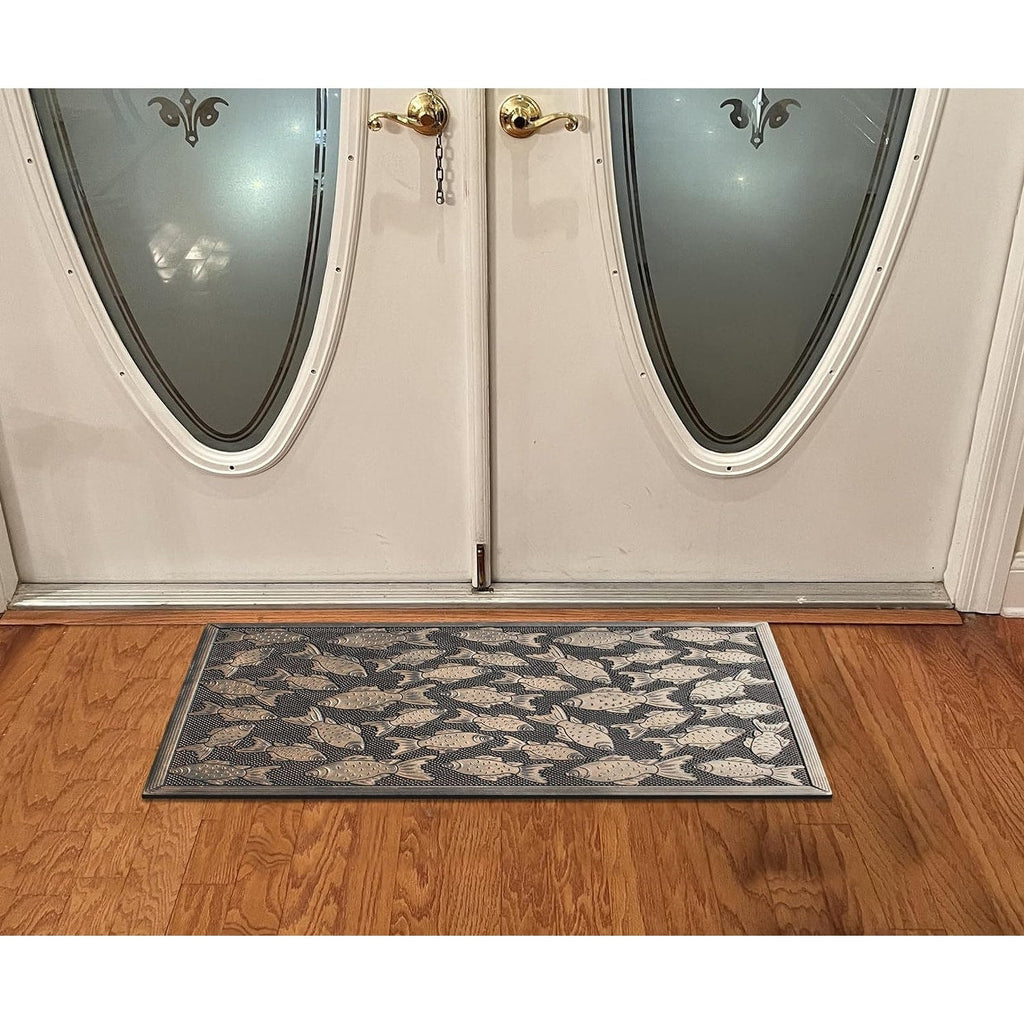 A1HC Rubber Pin Welcome Door Mats, Hand Finished, Non-Slip Backing Rubber, Heavy Duty Floormats