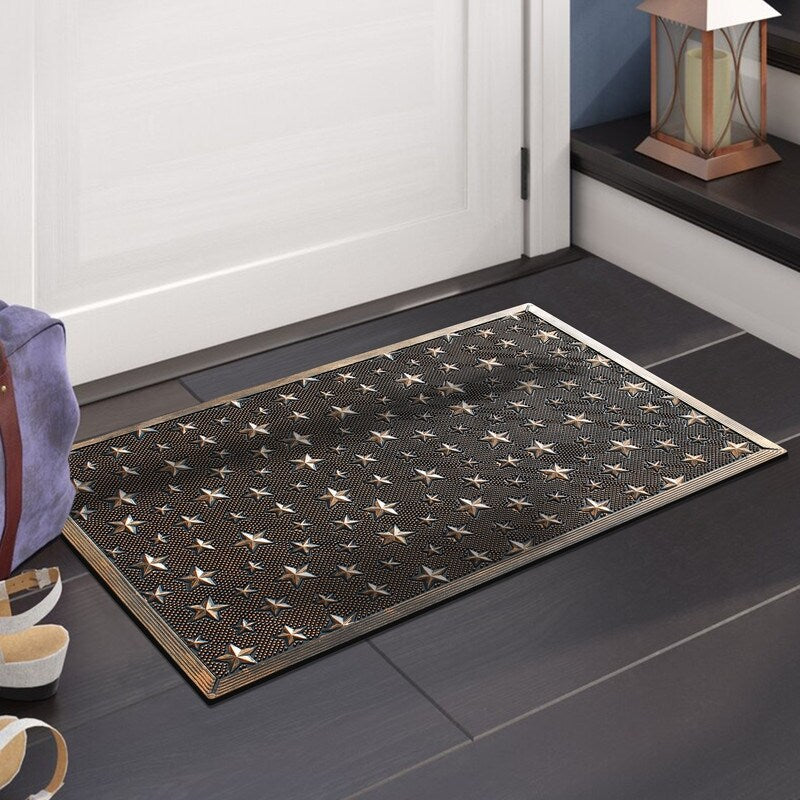 A1HC Rubber Pin Welcome Door Mats, Hand Finished, Non-Slip Backing Rubber, Heavy Duty Floormats