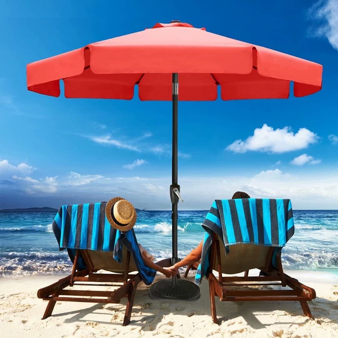 ABCCANOPY 9FT Outdoor Table Market Umbrella Tilt and Crank for Garden
