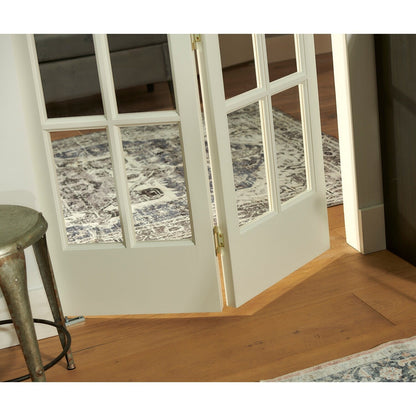 AWC Traditional Divided Glass Unfinished Pine 32-inch Bifold Door