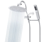 10-Inch All Metal High Pressure Rain Shower Head With Handheld Combo