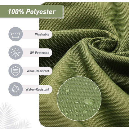 Aoodor Patio High Back Chair Cushions Set of 4, 46x21x4 Inches(Only Cushions)