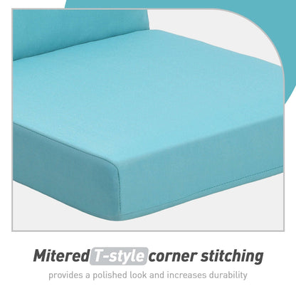 Aoodor Patio High Back Chair Cushions Set of 4, 46x21x4 Inches(Only Cushions)