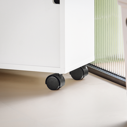 Armoire de rangement pour rouleaux de papier toilette SoBuy avec brosses et porte-rouleaux BZR02-W