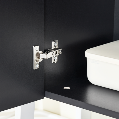 Armoire murale SoBuy à double porte pour cuisine et salle de bain, modèle BZR200-SCH