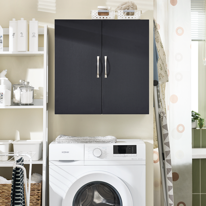 Armoire murale SoBuy à double porte pour cuisine et salle de bain, modèle BZR200-SCH