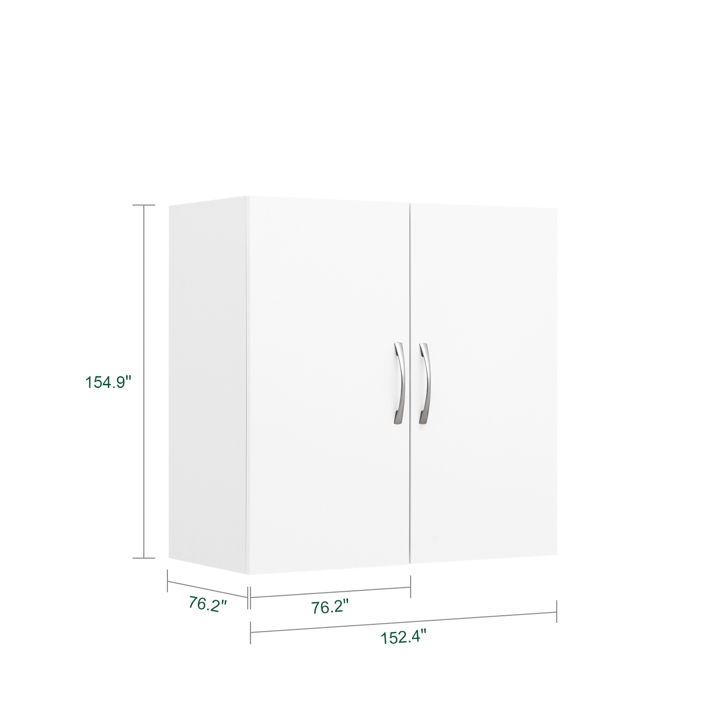 Armoire murale SoBuy à double porte pour cuisine et salle de bain, meuble de rangement mural BZR200-W