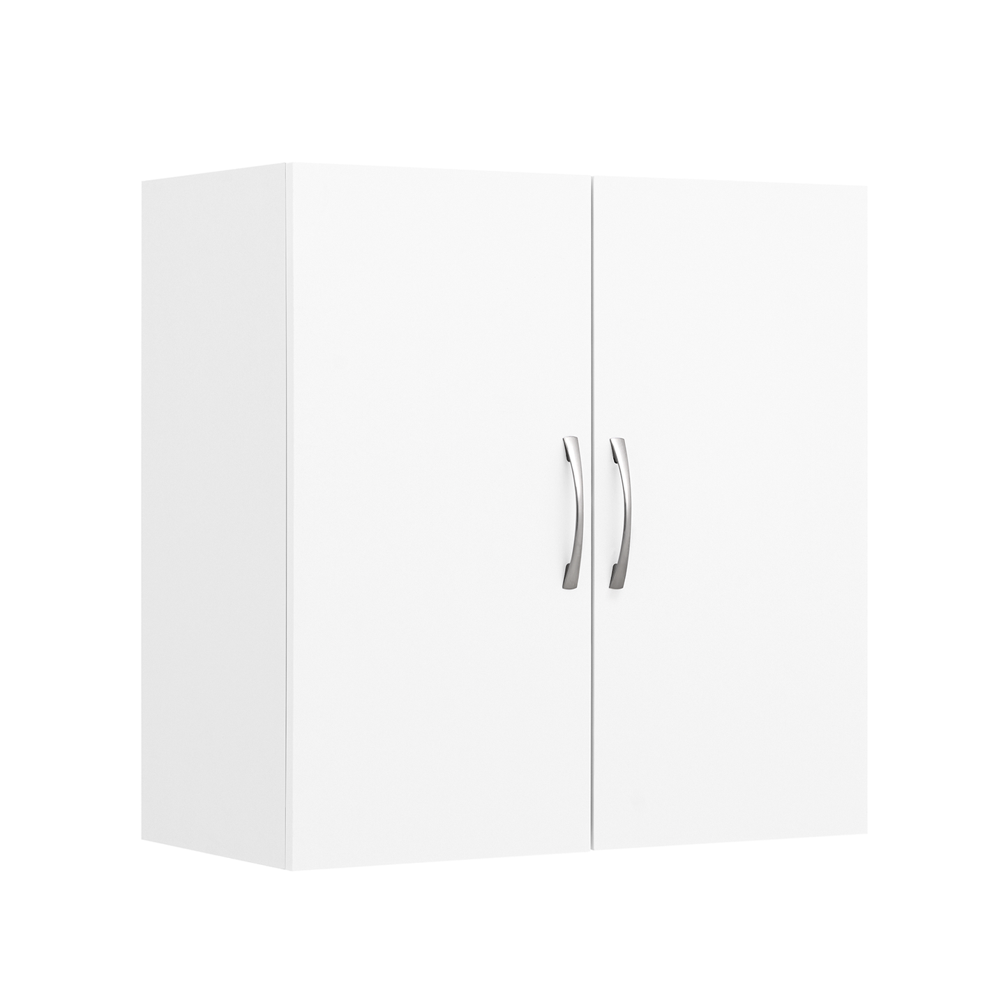 Armoire murale SoBuy à double porte pour cuisine et salle de bain, meuble de rangement mural BZR200-W