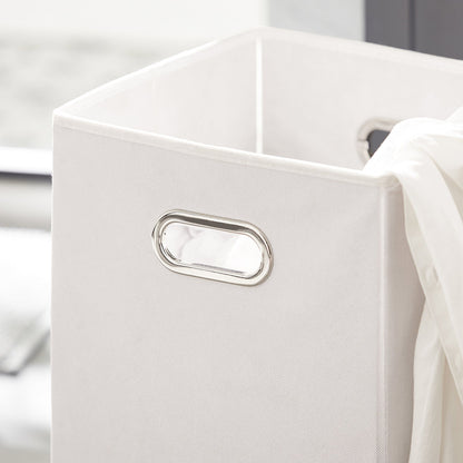 Armoire à linge SoBuy à 2 tiroirs et 2 portes avec paniers à linge BZR33-DG