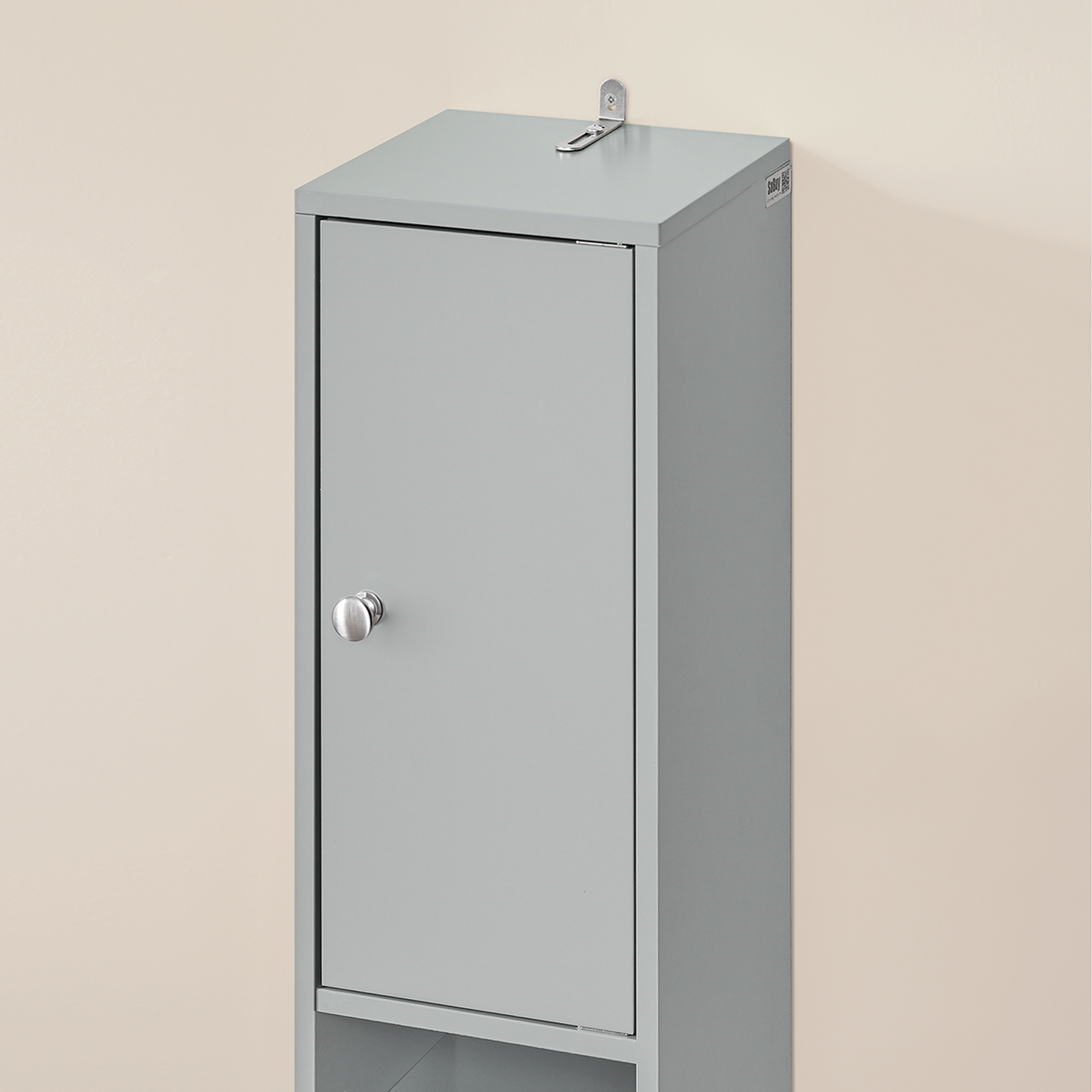 SoBuy BZR34-HG, Meuble de salle de bain gris, étagère, armoire haute, 20 x 20 x 180 cm