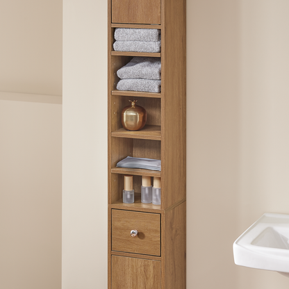 Armoire de salle de bain haute SoBuy BZR34-PF