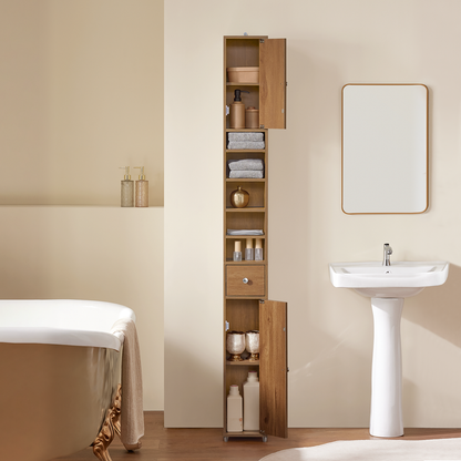 Armoire de salle de bain haute SoBuy BZR34-PF