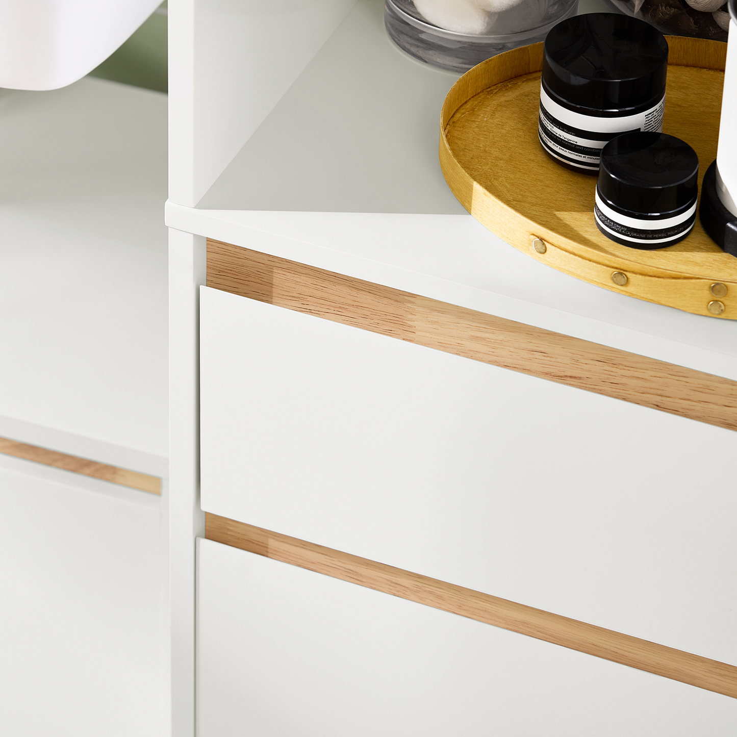 Armoire de salle de bain haute SoBuy, meuble de rangement pour salle de bain BZR80-W