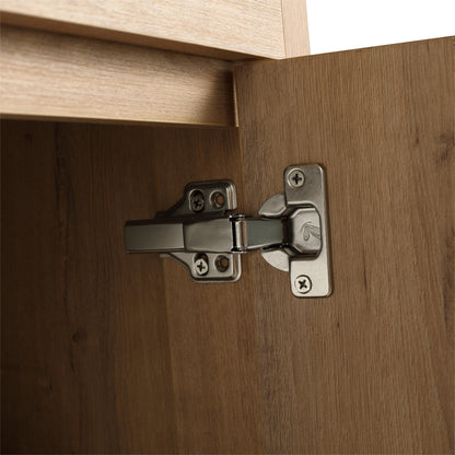 Beingnext 24/30/36 Bathroom Vanity with Sink, Freestanding Bathroom Vanity with Soft Close Door and Adjustable Shelf