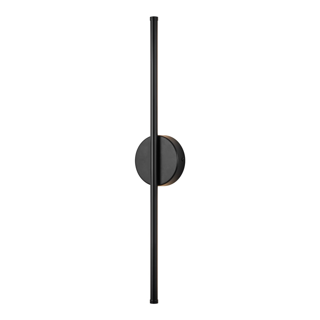 1-Light Black/ Gold/ Nickel Modern Long Linear Strip Wall Sconce Dimmable LED Bathroom Vanity Light