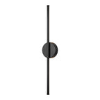 1-Light Black/ Gold/ Nickel Modern Long Linear Strip Wall Sconce Dimmable LED Bathroom Vanity Light