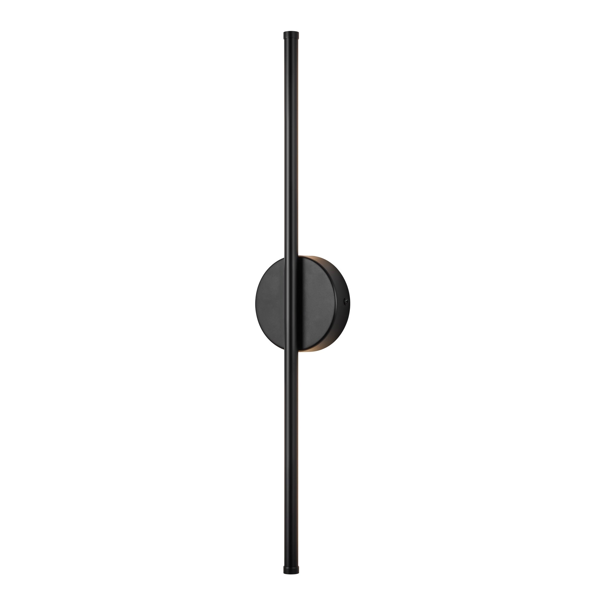 1-Light Black/ Gold/ Nickel Modern Long Linear Strip Wall Sconce Dimmable LED Bathroom Vanity Light
