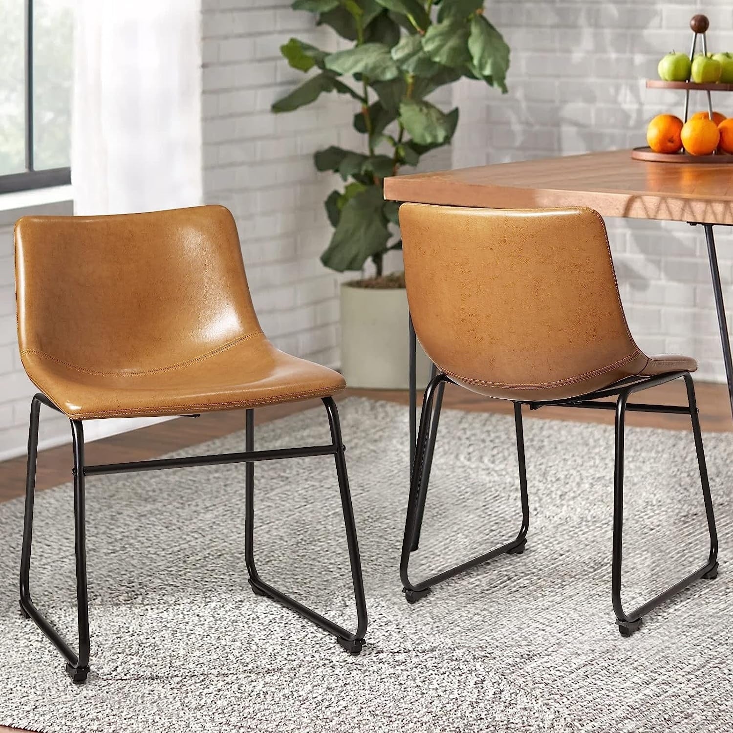 Bossin 18/26/30 inch Bar Stools,Counter Height Bar Stools with Back Modern PU Leather Stools Dining Chair with Footrest