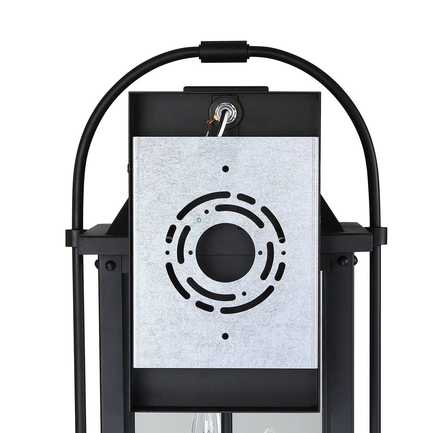 Brits Black Outdoor Wall Lantern Sconce Light