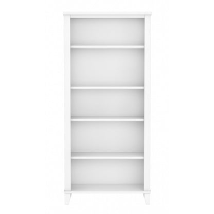 Bush Furniture Somerset Tall 5 Shelf Bookcase with Adjustable Shelves