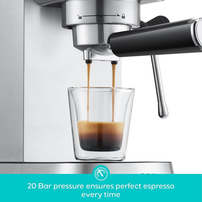 CASABREWS CM5418 Espresso Machine 20 Bar with Milk Frothing Steam Wand