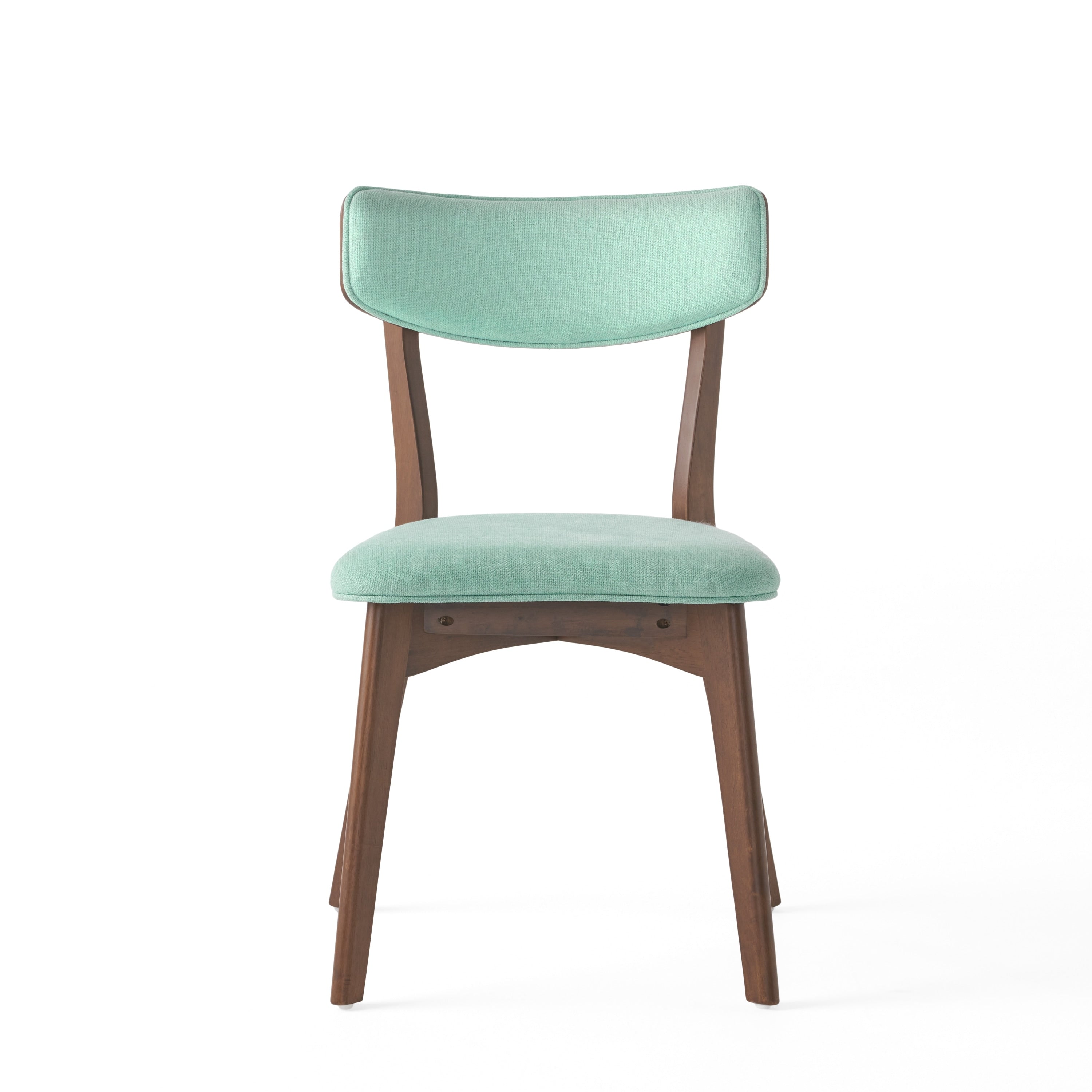 Chazz Mid-Century Modern Upholstered Rubberwood Dining Chairs (Set of 2/4) by Christopher Knight Home