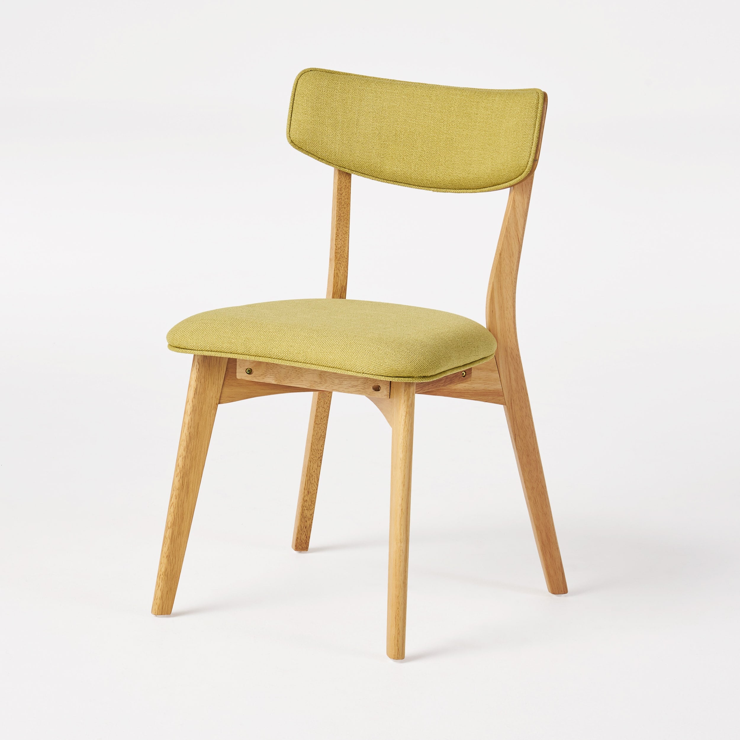 Chazz Mid-Century Modern Upholstered Rubberwood Dining Chairs (Set of 2/4) by Christopher Knight Home