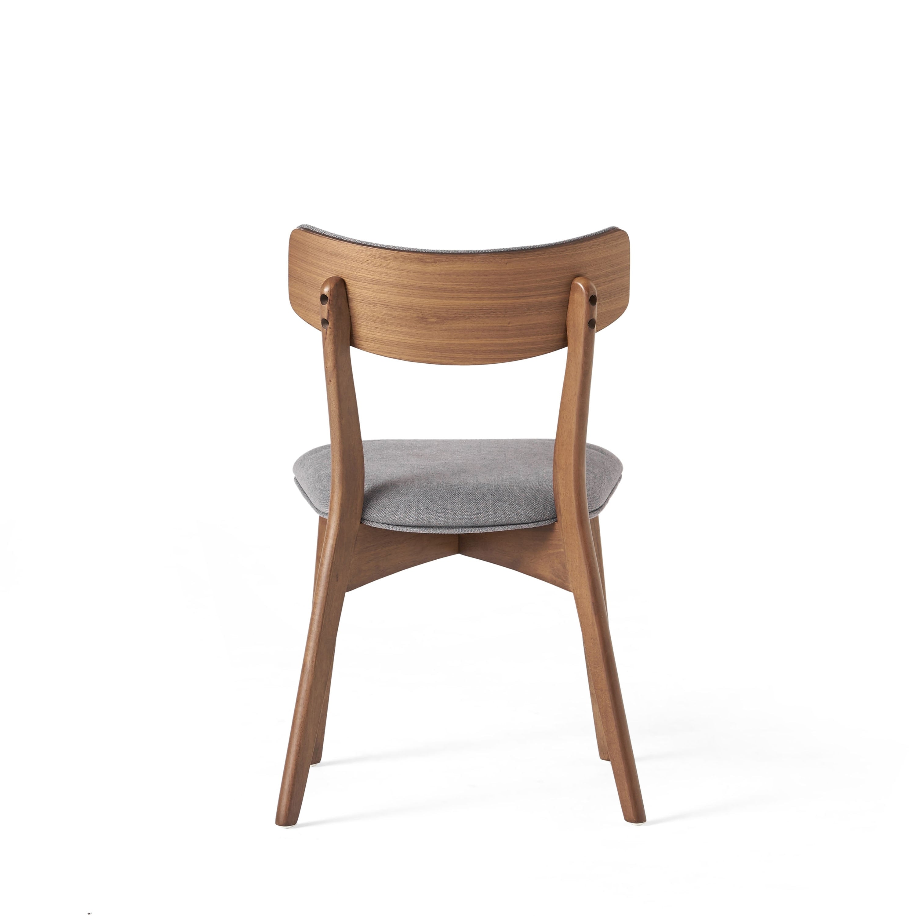 Chazz Mid-Century Modern Upholstered Rubberwood Dining Chairs (Set of 2/4) by Christopher Knight Home