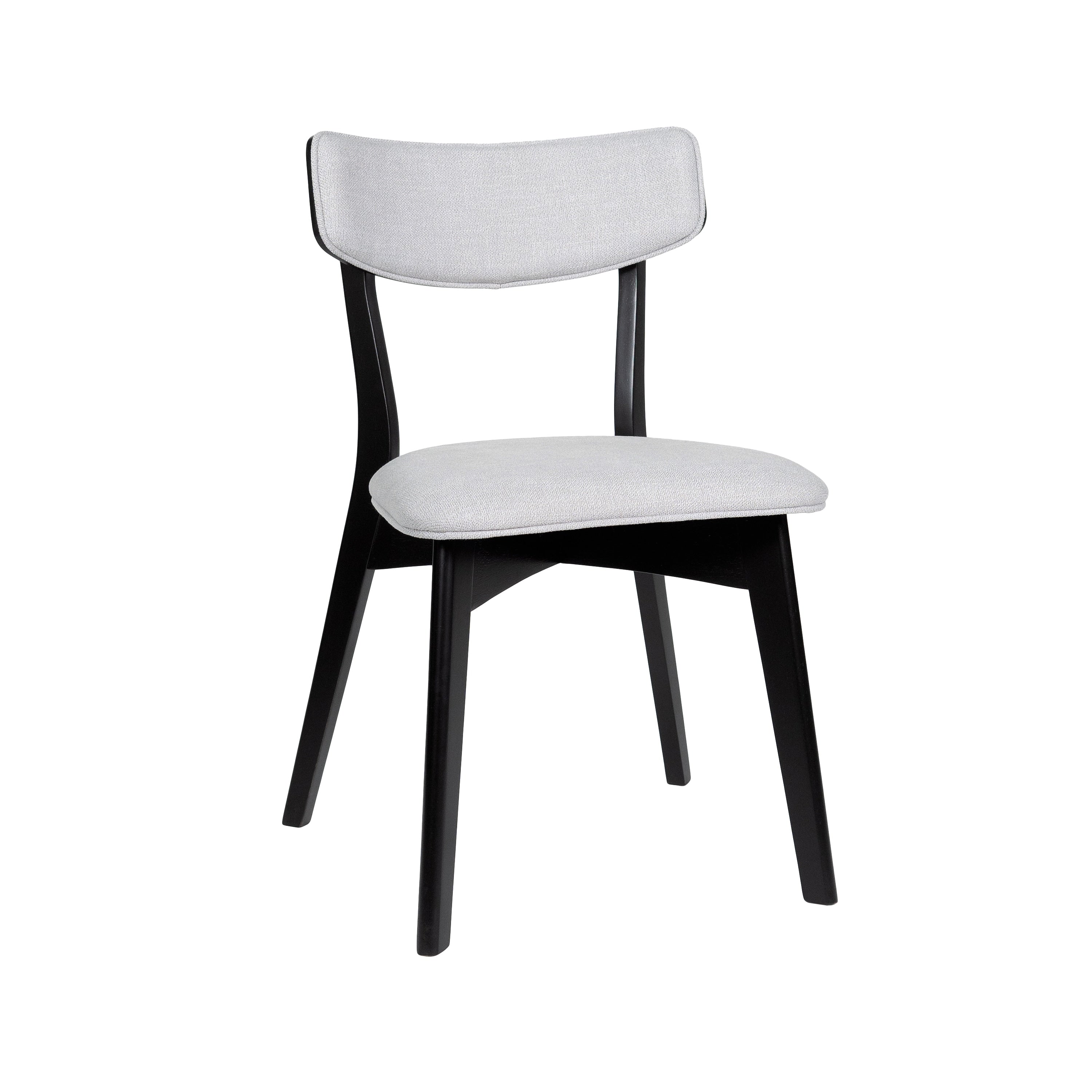 Chazz Mid-Century Modern Upholstered Rubberwood Dining Chairs (Set of 2/4) by Christopher Knight Home
