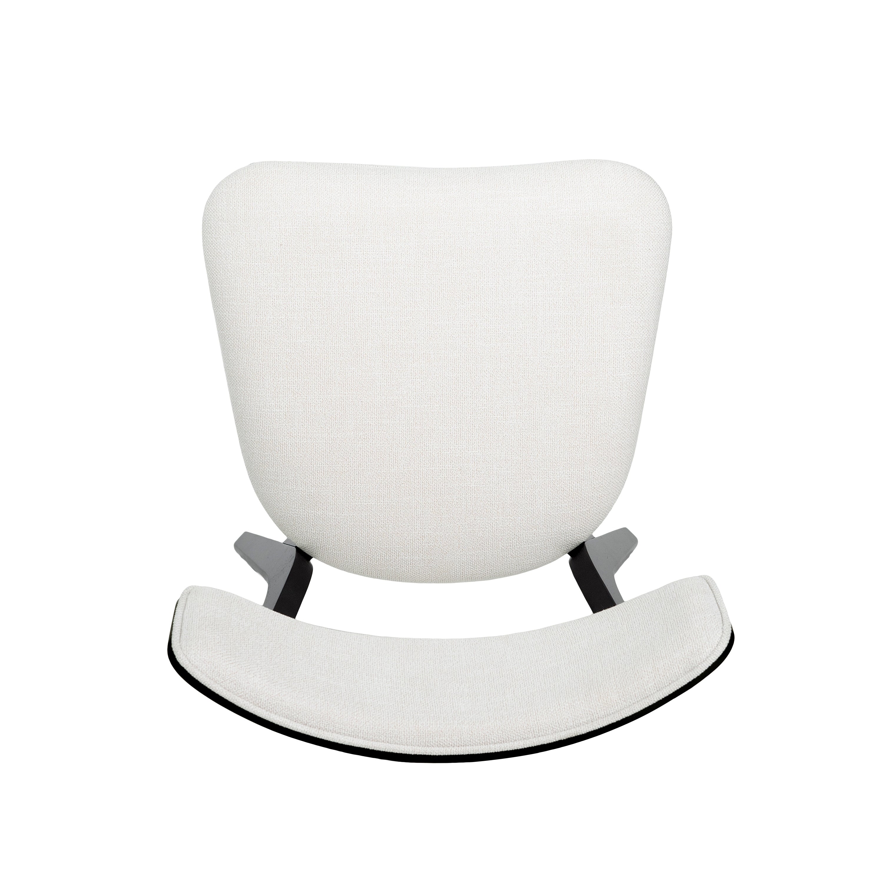 Chazz Mid-Century Modern Upholstered Rubberwood Dining Chairs (Set of 2/4) by Christopher Knight Home