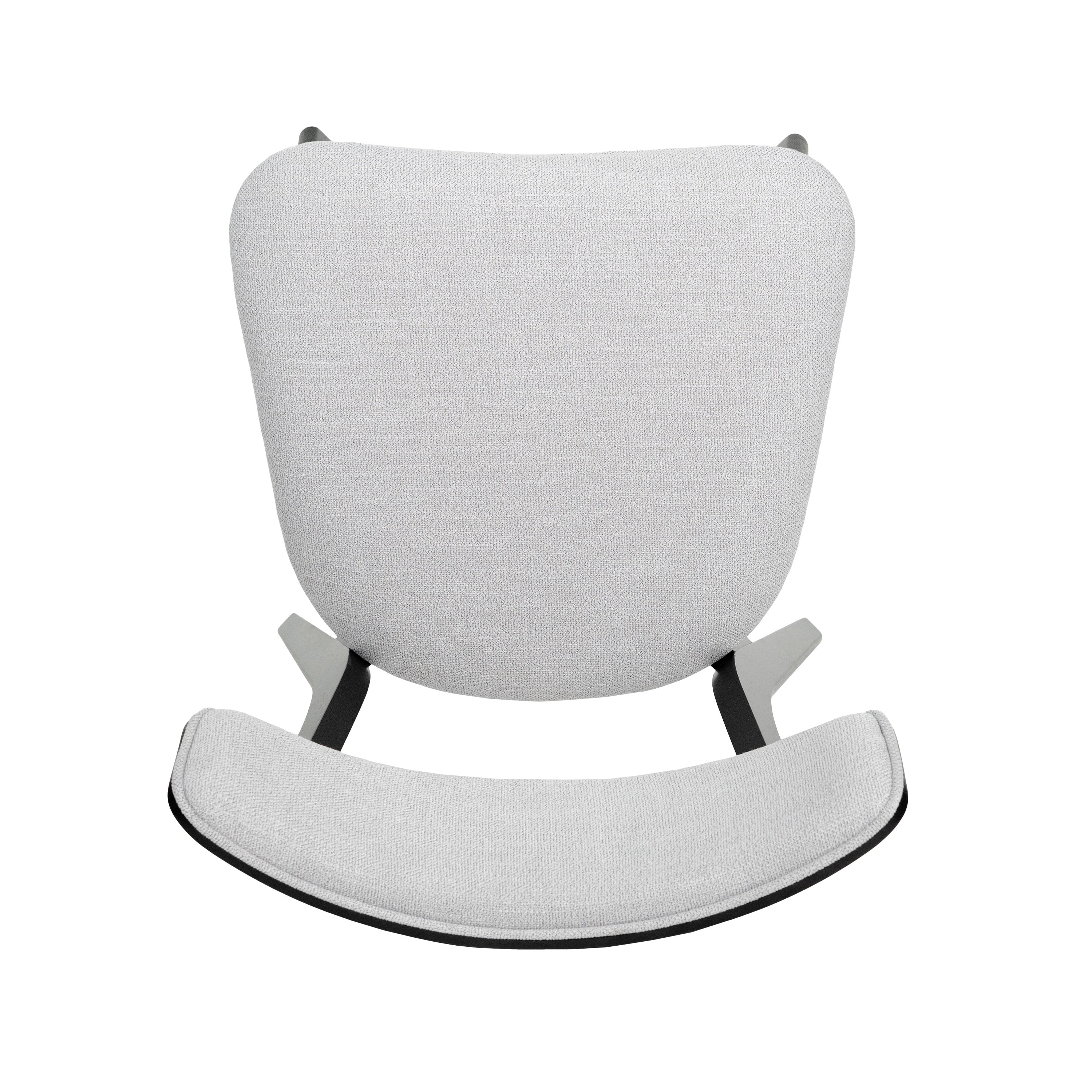Chazz Mid-Century Modern Upholstered Rubberwood Dining Chairs (Set of 2/4) by Christopher Knight Home