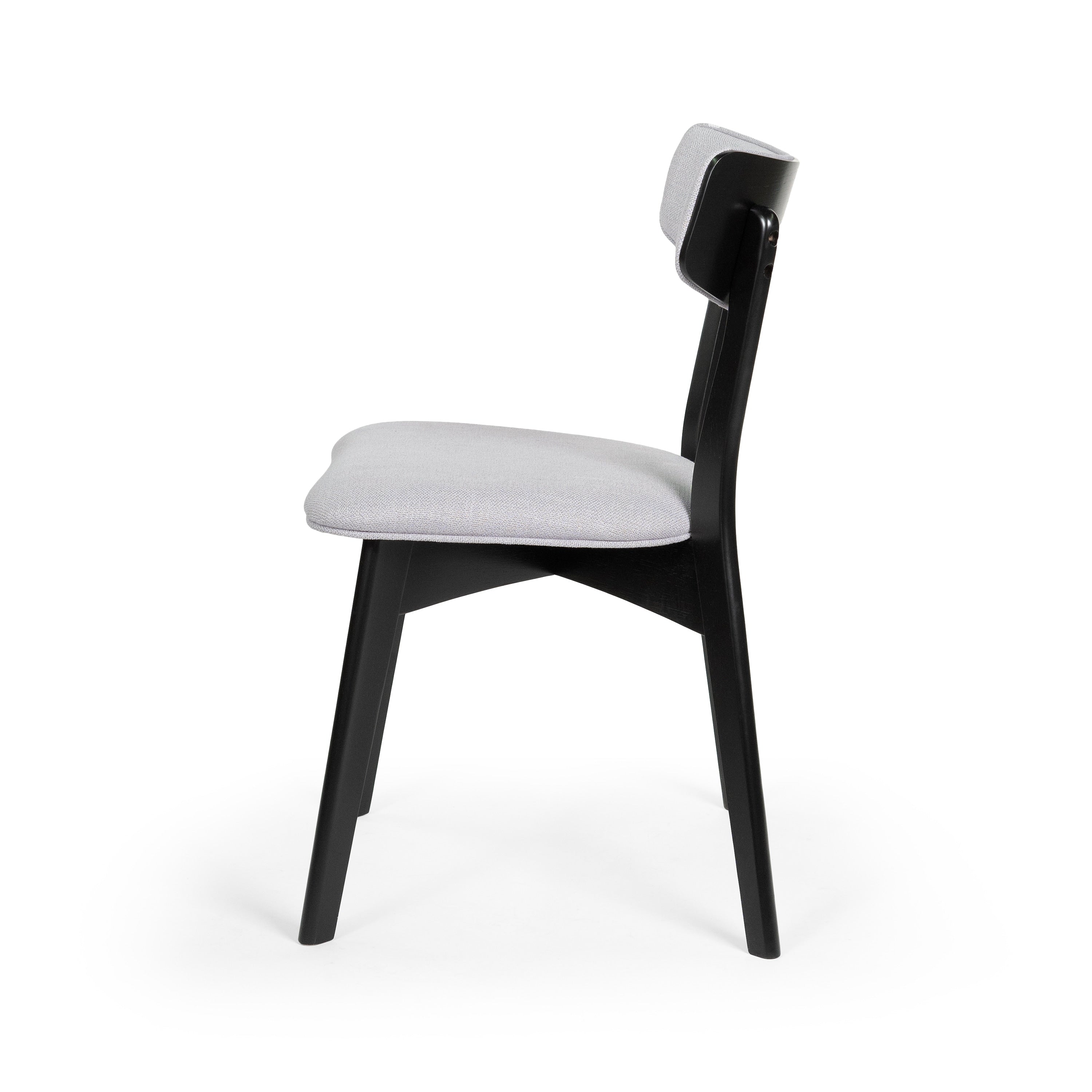 Chazz Mid-Century Modern Upholstered Rubberwood Dining Chairs (Set of 2/4) by Christopher Knight Home
