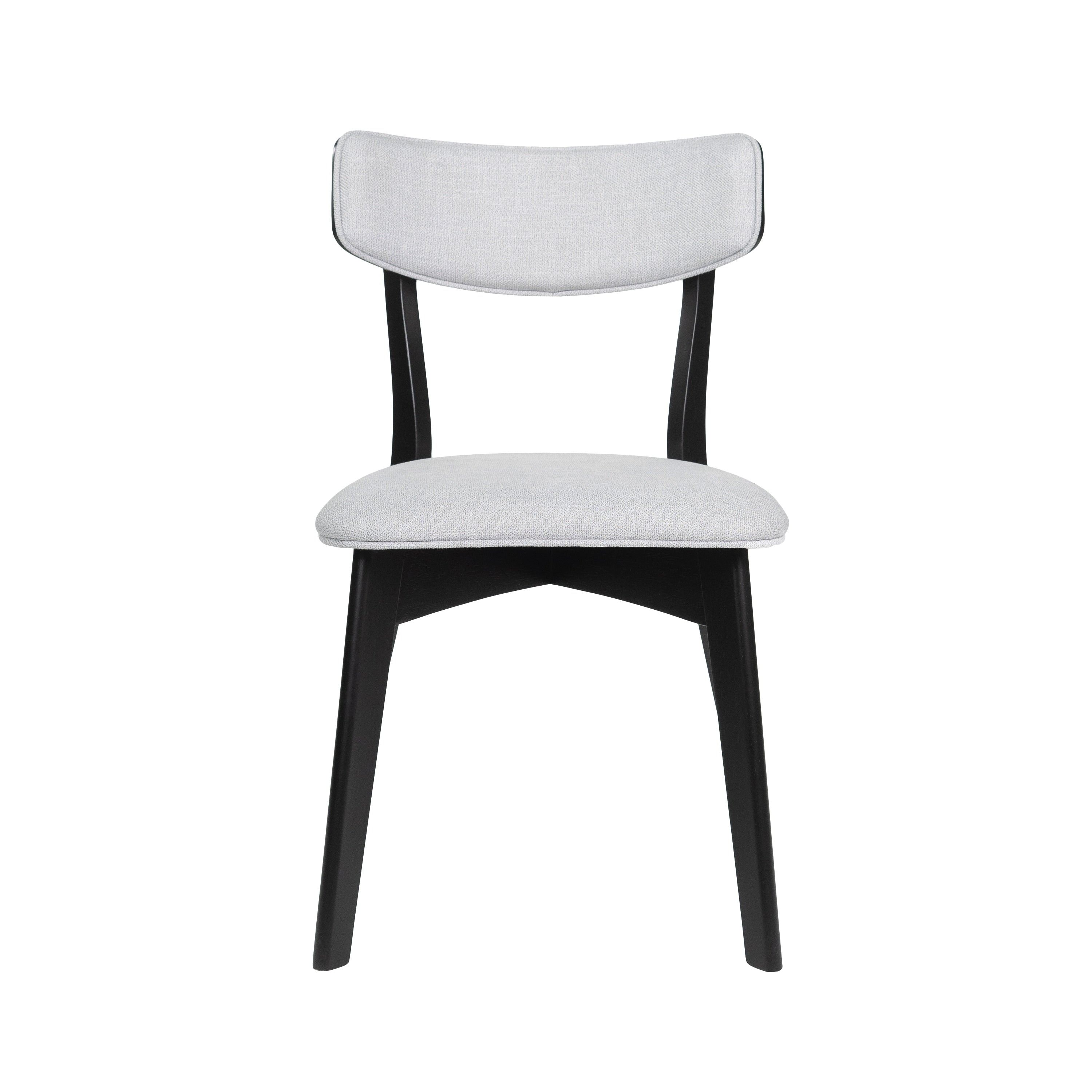 Chazz Mid-Century Modern Upholstered Rubberwood Dining Chairs (Set of 2/4) by Christopher Knight Home