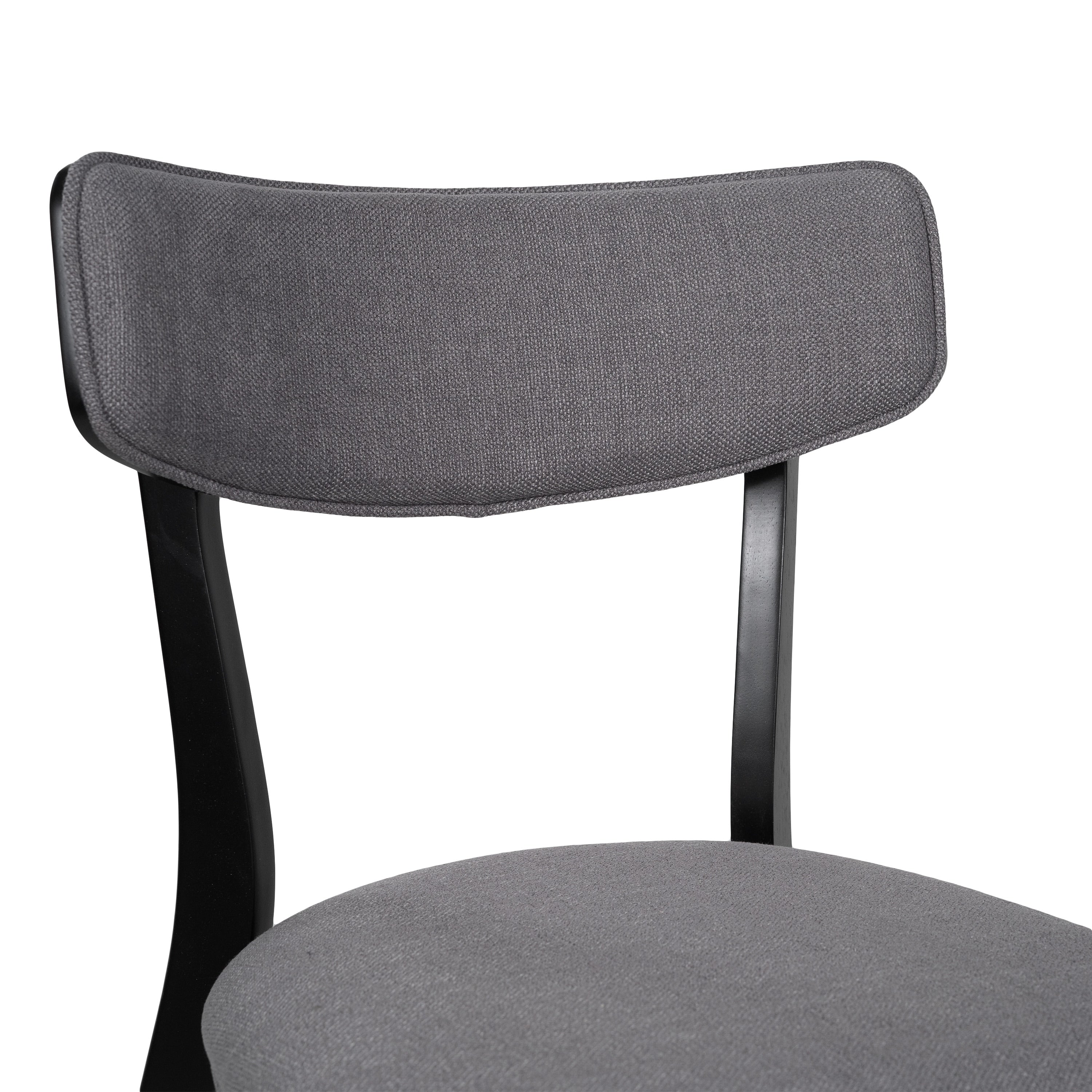 Chazz Mid-Century Modern Upholstered Rubberwood Dining Chairs (Set of 2/4) by Christopher Knight Home