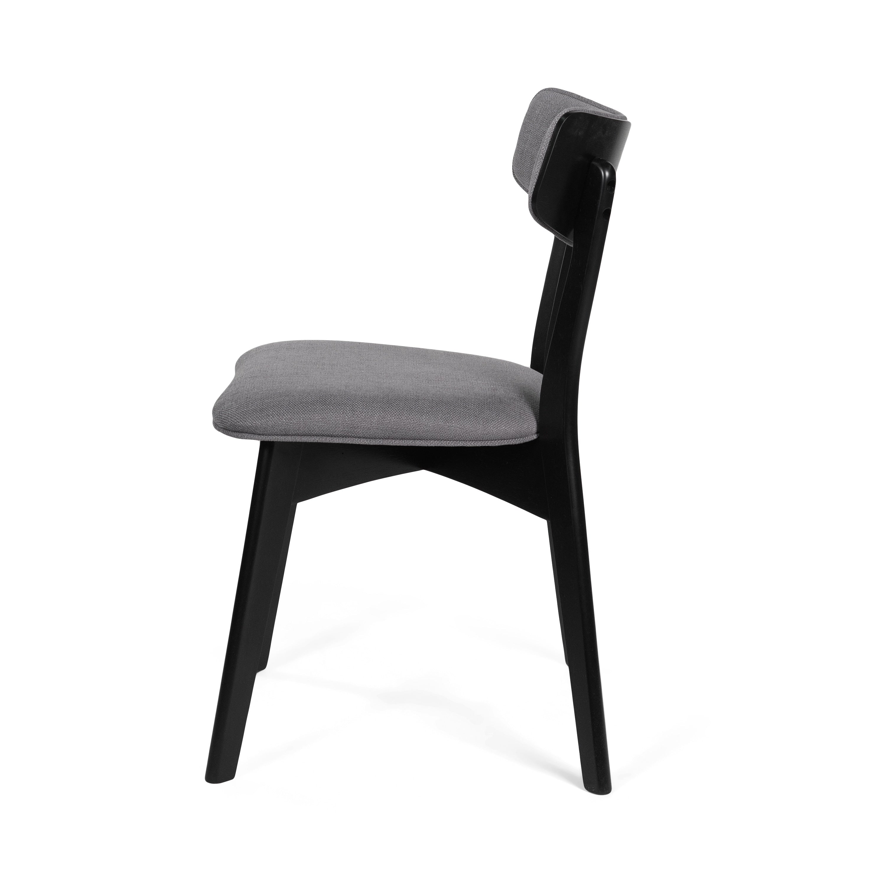 Chazz Mid-Century Modern Upholstered Rubberwood Dining Chairs (Set of 2/4) by Christopher Knight Home