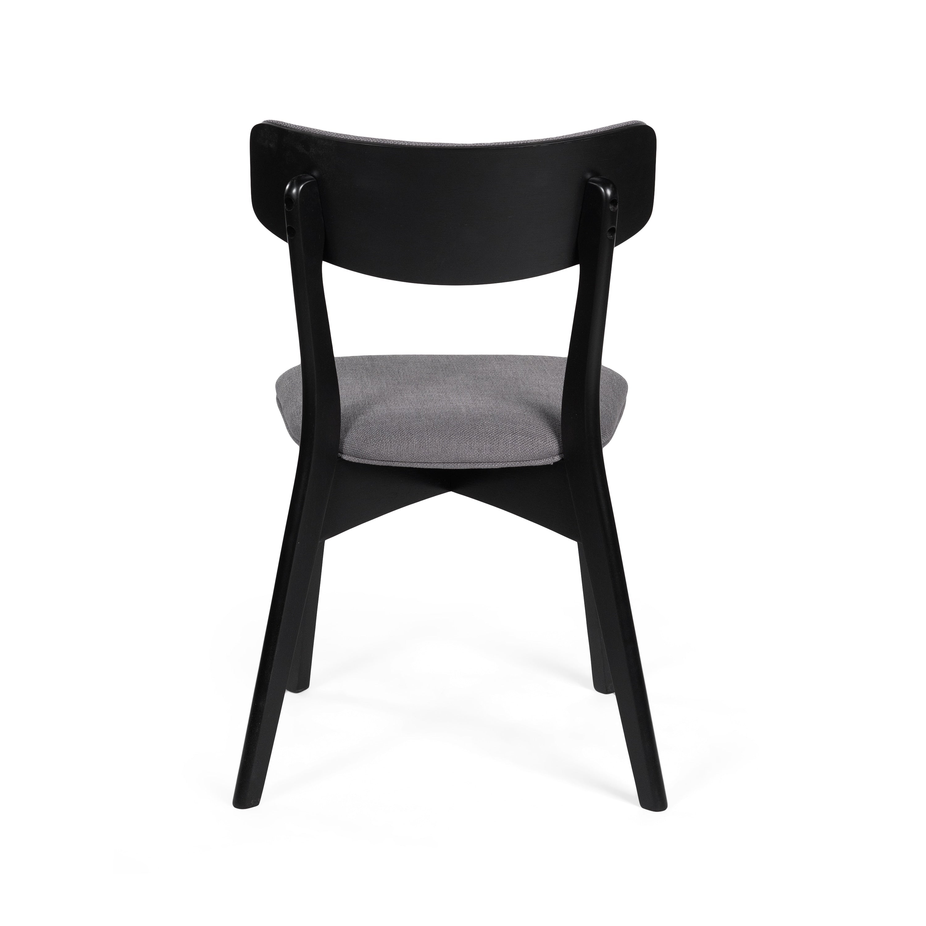 Chazz Mid-Century Modern Upholstered Rubberwood Dining Chairs (Set of 2/4) by Christopher Knight Home